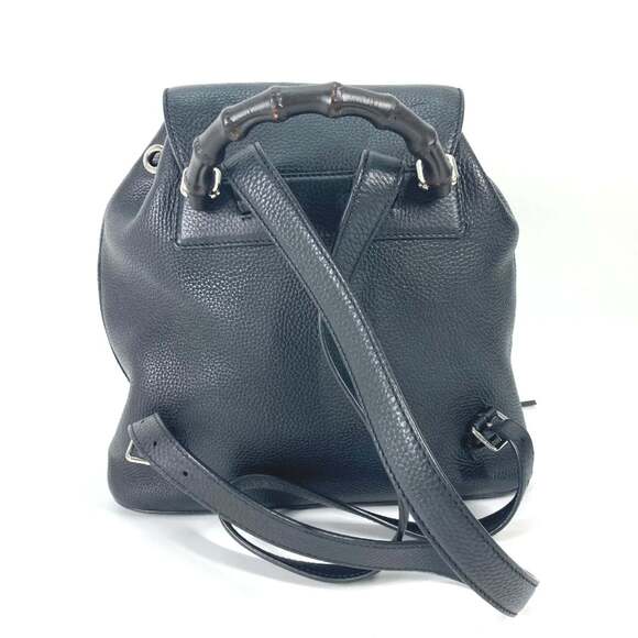 GUCCI Authentic Black Bamboo Backpack main image 15